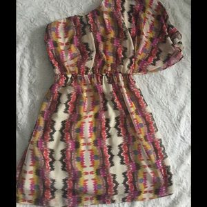 One sleeve summer dress