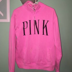 Pink Boyfriend Half Vip Pullover
