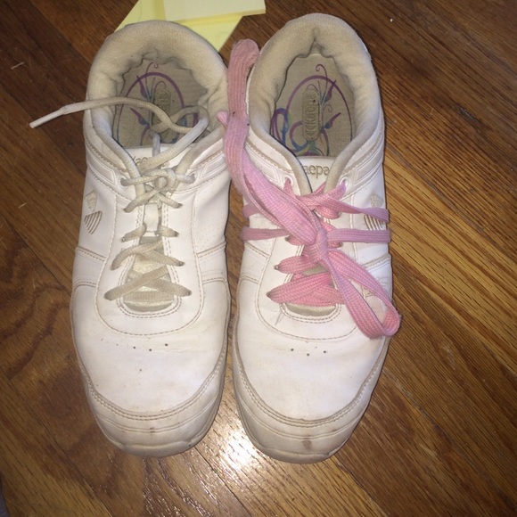 White cheer shoes