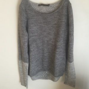Gray knit sweater. Only worn a handful of times!!