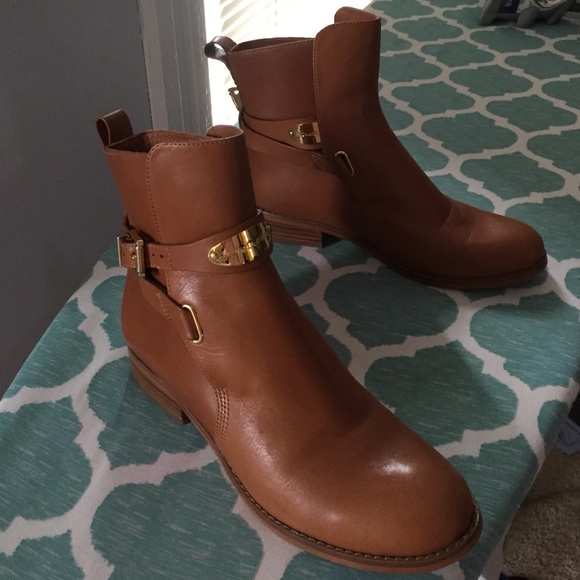 Michael Kors leather ankle boots