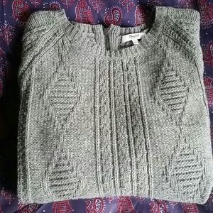 NWOT Madewell back zip sweater NWOT