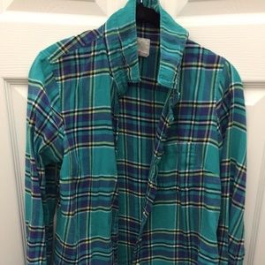 JCrew Summer Plaid Boy Shirt