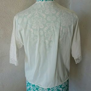 Vintage Tops - Vintage White Lace Blouse Vintage Tops - Vintage White Lace Blouse
