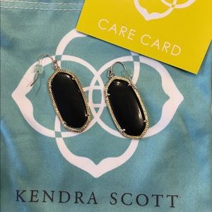 Kendra Scott Black 'Elle' Earrings