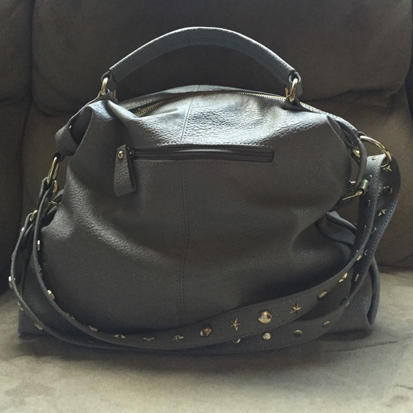 Steven madden grey studded bag