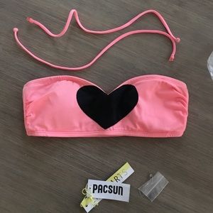 PAC SUN bandeau bathing suit top