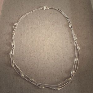 Sterling Silver Statement Necklace