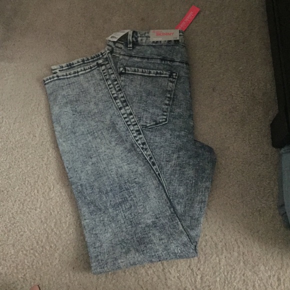 Charlotte Russe acid wash jeans