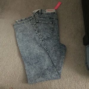 Charlotte Russe acid wash jeans