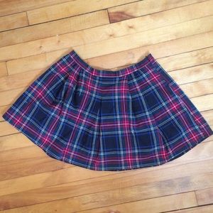 FOREVER 21 Plaid Pleated Schoolgirl Skirt