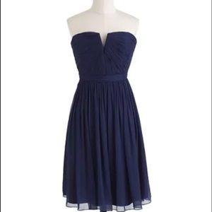 NWT Jcrew Nadia dark cove dress in size 4