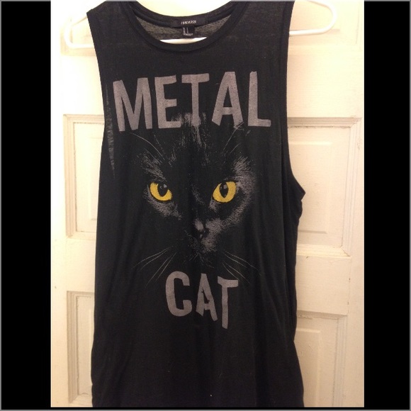 Forever 21 Metal Cat tank
