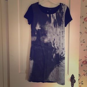H&M t shirt black dress