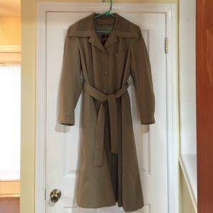 J. Gallary Khaki/Tan lined trench coat