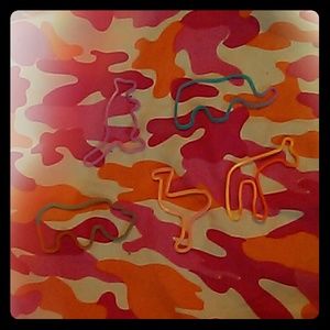 5 "Two-Toned Animals" Silly Bands