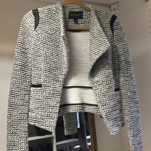 Banana Republic cotton tweed blazer, size 0