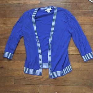 BR Periwinkle Blue Cardigan