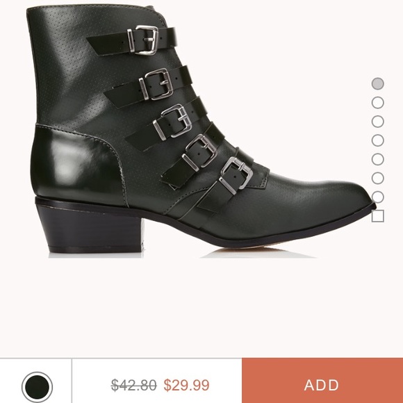 Forever 21 moto boot
