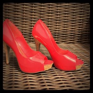 Jessica Simpson Peach Heels