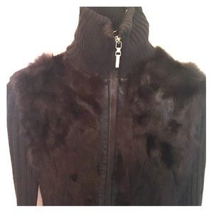 Faux fur jacket