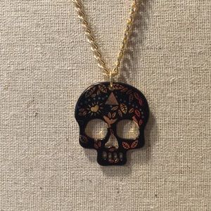 Gold Skull Necklace