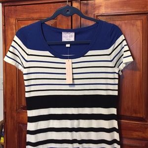 Romeo & Juliet Couture Stripped Sweater Dress - M