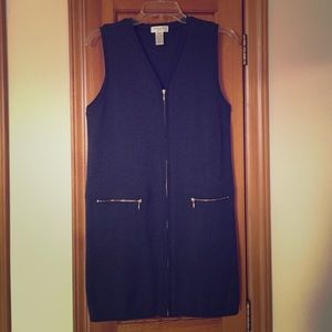 Dark Grey Zip Up Dress 👽