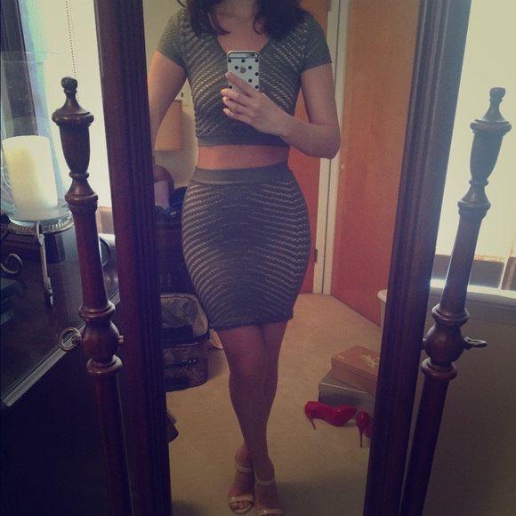 BeBe skirt outfit NWT