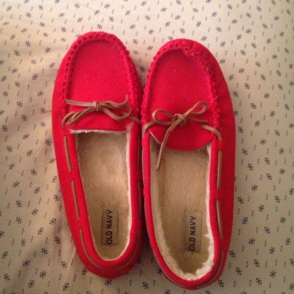 🎈Price Drop! Red slipper moccasins