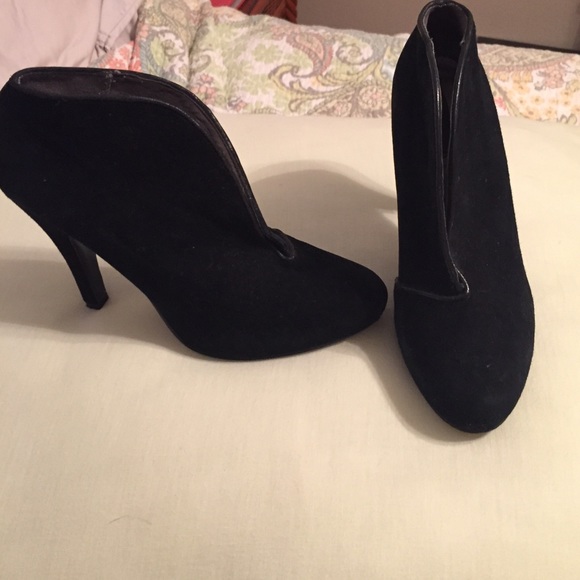 Armani Exchange Black Booties