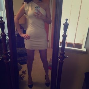 American apparel one shoulder dress