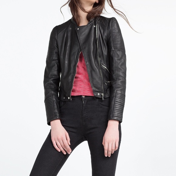 Zara leather jacket