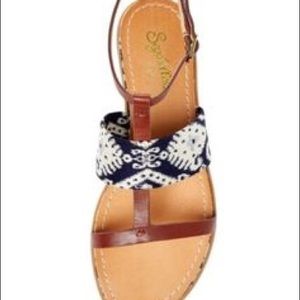 Seychelles ikat print sandals