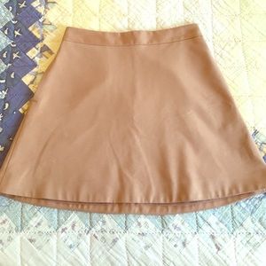 Tan Express Mini Skirt