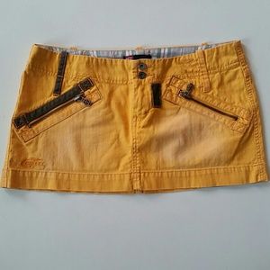 Diesel orange/yellow skirt