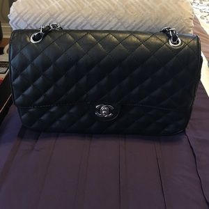 Big Chanel like black purse