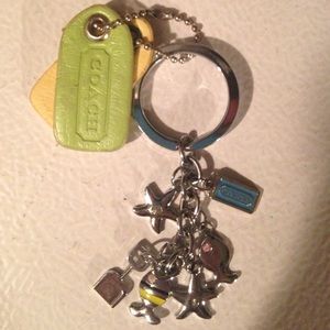 Coach summer key chain
