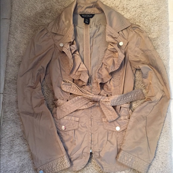 WHBM ruffle jacket sz 00
