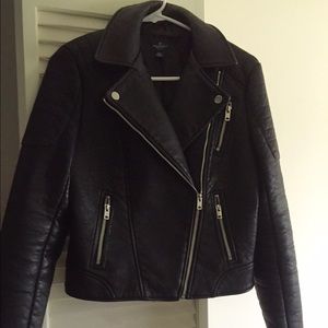 American Eagle Black Leather Jacket