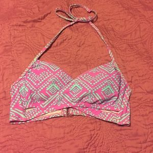 Gianni Binni Aztec print bikini top