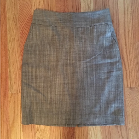 Brown tweed Banana Republic skirt