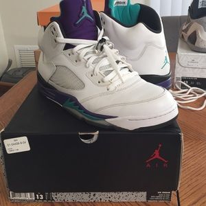 Air Jordan 5 grape size 13