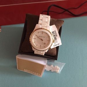 Michael Kors White Acrylic Watch MK5249