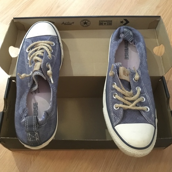 Converse women's sz 9 denim slip on sneaker