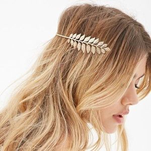 Etched Leaf Grecian Headpiece