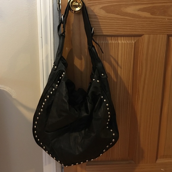 Large hobo bebe black purse