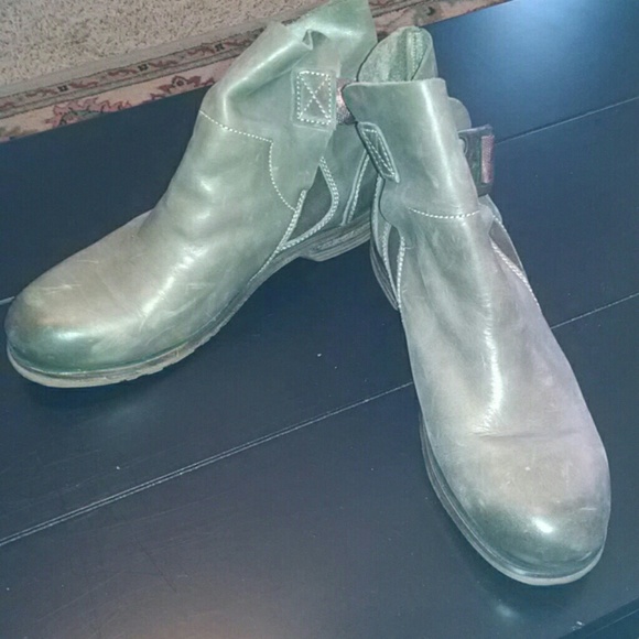 Distressed Fly London Boots