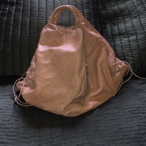 Oryany nude leather bag