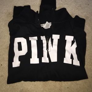 Victoria secret pink quarter zip!